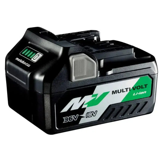 Black and green Hitachi MultiVolt lithium-ion battery pack for Metabo HPT 372121M 36V MultiVolt