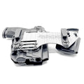 Black gun holster with magazine carrier on 4BROS Fat Guy’s Appendix Rig for concealed carry