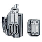 Black gun holster and magazine carrier for Sig P365-FUSE with Streamlight TLR-7