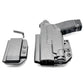 Black Springfield Hellcat Pro holster with magazine carrier and Streamlight TLR-7 suited for Four Brothers IWB RH use