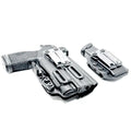 Black Sig P365-FUSE holster with magazine carrier for Streamlight TLR-7 X or HL-X on RH side