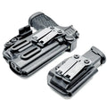 Black gun and magazine holster for Sig P365-FUSE with Streamlight TLR-7 by Four Brothers