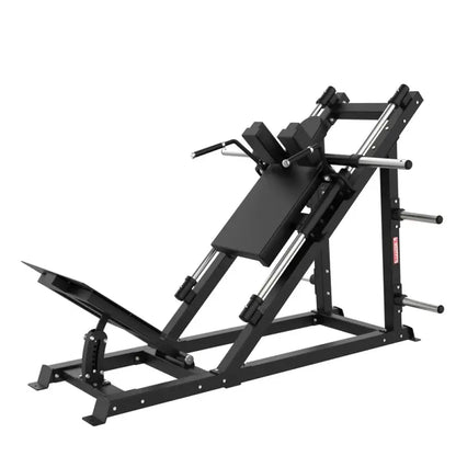 Black SFE Commercial Hack Squat Machine for effective squat and leg workouts