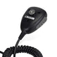 Black handheld microphone with coiled cord for Whelen 295SSA1 Dual Siren Control Center
