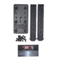 Black holster mounting kit for Sig Sauer MPX magazine holster, fits Sig Sauer firearms