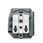 Black Sig Sauer MPX magazine holster with metal clips for secure firearm carry