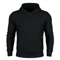 Durable Concealment Hoodie with black fabric, hand pocket, and smooth draws