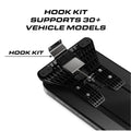 Black hook kit for Feniex Quantum 2.0 49 inch GPL Light Bar, perfect for first responders and firefighters