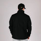 Black tactical jacket with hand pocket and baseball cap for Tactical Jacket Bravo
