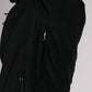 Black Tactical Jacket Alpha with zippered hand pockets for versatile wear