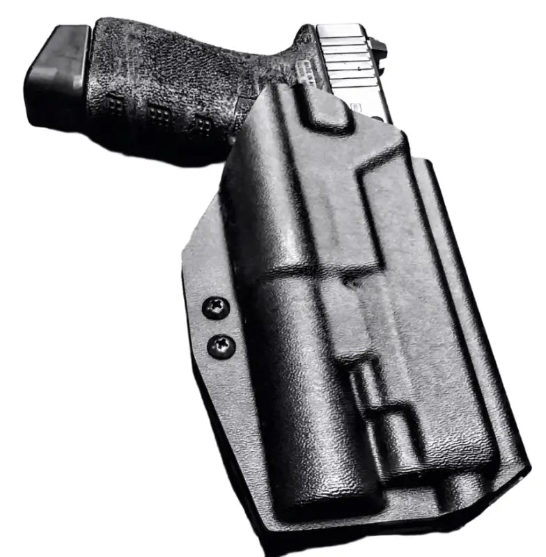 Black Kydex Multimount Holster Modlite PL350 for semi-automatic pistols and suppressor height sights