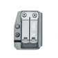 Black Kydex Sig Sauer P320-XTEN IWB magazine holster with adjustable retention and metal clips