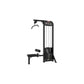 Black SFE Commercial Lat Pulldown Machine with durable main tube for first responders and firefighters