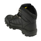 Black water proof leather lace-up Bazalt MBM9128 hiking boot with rugged treaded sole