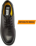 Black leather dress shoe from ACTIVE DUTY Oxford Men’s Work Shoe, non-slip dress work shoes