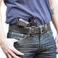 Black leather Inside the Pant Clip Holster for Sig Sauer, Springfield Armory, Ruger LCP