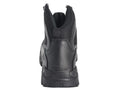 Black leather tactical boot for hot weather, ideal for first responders and firefighters