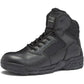Black leather tactical boot from STEALTH FORCE 6’’ designed for work boots and first responders