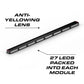 Black LED light bar from Feniex Quantum 2.0 Light Stick for first responders