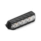 Black LED light bar on Feniex Fusion-S surface mount for first responders