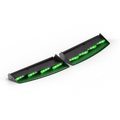 Black LED light bar for first responders, Feniex Quantum 2.0 Interior Front Light Bar