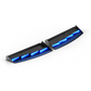 Black LED light bars on Feniex Quantum 2.0 interior front light bar for first responders
