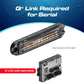 Black LED Surface Light and Q-Link Device for Feniex Q Series Flat Surface Mount