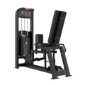 Black leg extension machine for SFE Commercial Inner Outer Thigh Machine, ideal for first responders