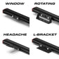Feniex Q Series 200 Stick Light with black light bar and mounting options, serial technology