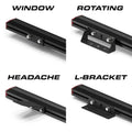 Feniex Q Series 200 Stick Light with black light bar and mounting options, serial technology