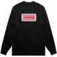 Black long sleeve t-shirt from Classic Collection featuring THE:BRAND logo design