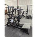 Black SFE Plate Loaded V-Squat Rack designed for effective strength training workouts