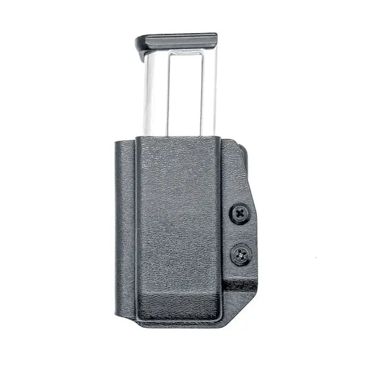 Black 2011 OWB Magazine Holster with magazine from Four Brothers Holsters