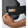 Black mesh elbow brace with 221B logo for Maxx-Dri Vest 5.0 body armor vest
