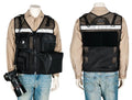 Black Mesh CSI Vest with multiple pockets and reflective stripe for optimal utility