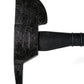 Black metal axe head with cylindrical socket for REAPER composite handle, USA patented