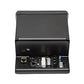 Black metal box with exposed circuit board for Whelen CenCom Core-S communication system
