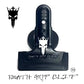 Black metal grip clip featuring a skull and crown logo, ideal for Death Grip Clip fans