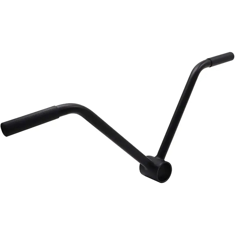 Black metal handlebar of the SFE Landmine Handle for effective strength training