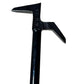 Black metal fire hook for NY Style Roof Hook – 5 ft, durable style roof hook