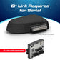 Black mirror light and control module on Feniex Q Series Mirror Mount for Series Mirror systems