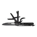 Black multi-tool with various implements for Gerber Gear 1064401 Armbar Scout Green, limited lifetime warranty