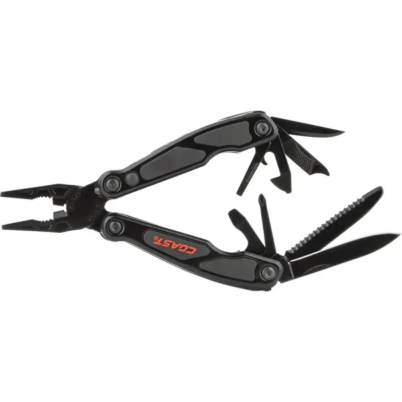 Black COAST LED135 LED Micro-Pliers C2899B with versatile folding implements