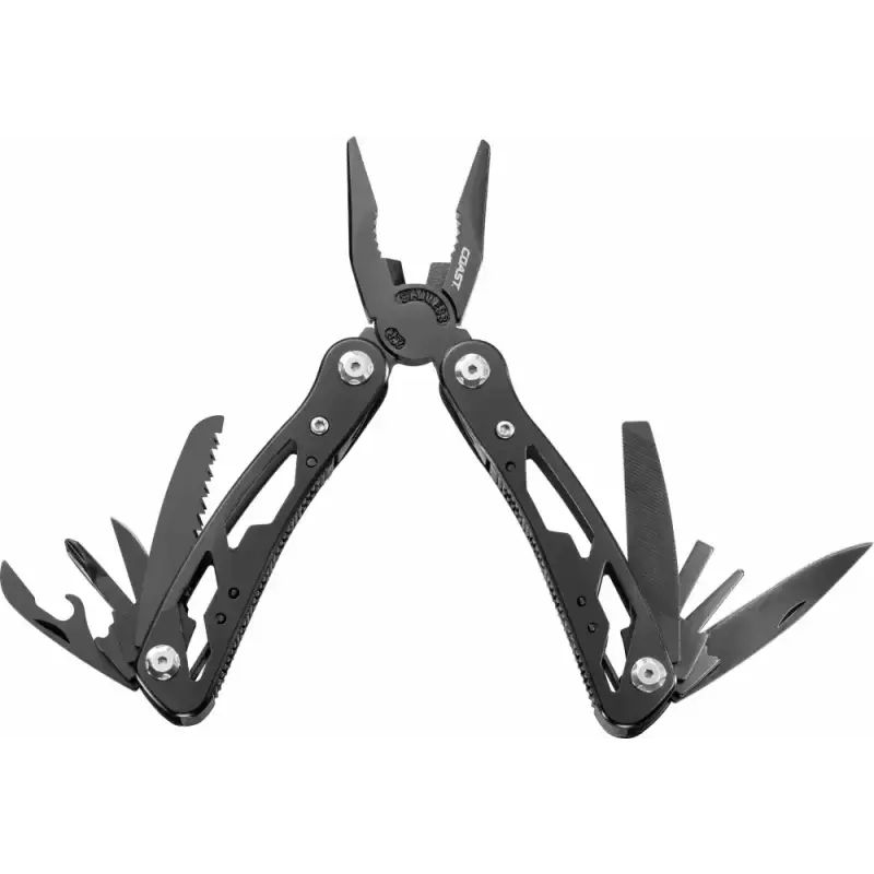 COAST CT225 Multi-Tool Black showcasing pliers and versatile folding implements