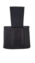 Black neoprene ankle holster for concealed carry with EMS EMT paramedic gloves pouch nylon