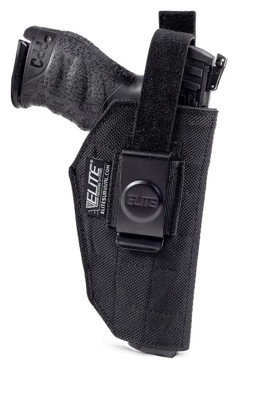 Black nylon inside the pant clip holster for Sig Sauer, Springfield Armory, Ruger LCP