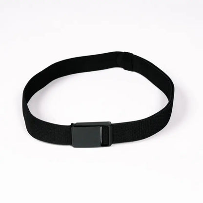 Black nylon Enhanced Rapid Clasp Retention Belt with durable plastic buckle