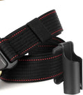 Black nylon belt with red stitching for Engineered Plastic Clip-on Holster M5Gen3