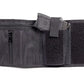Black nylon concealed carry wallet ideal for first responders, firefighters, and police