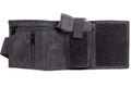 Black nylon concealed carry wallet ideal for first responders, firefighters, and police